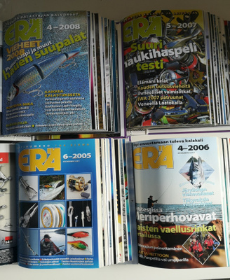 Erä-lehdet  vuosikerrat 2005-2008 kansioissa