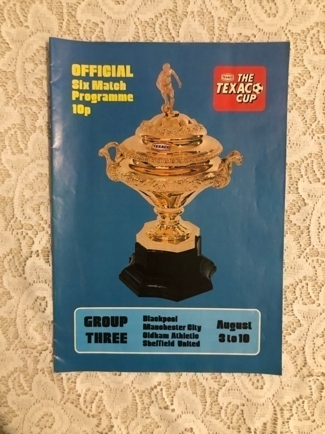 The Texaco Cup 1974-1975. Priima.