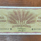 1 markka v. 1963 K-tähti, vain 150 000 kpl - pikkukuva 1