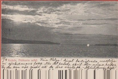 Keitele Pehkurin selkä kulk v 1903