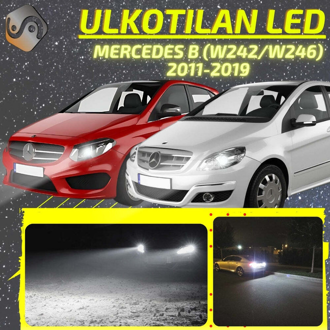 B (W242/W246) 2011-2019 Ulkoiset LED -valot