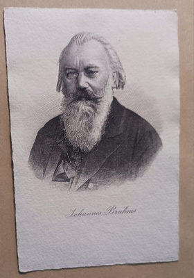 Johannes Brahms - säveltäjä, pianisti, mv pk, ei p.