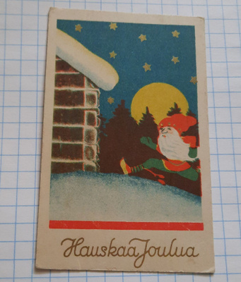 Wanha 11x7cm, Kiire tontulla,nyrkkiposti