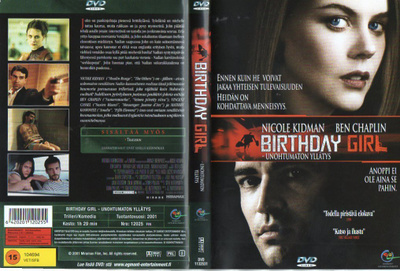 Birthday Girl (1 342) k -FI- DVD suomik. nicole kidman EGMO