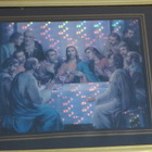 Kehystetty hologrammikuva - Viimeinen Ehtoollinen - pikkukuva 1