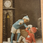 Lapset lumisotaa, mv valokuvak, kulkenut 1921 - pikkukuva 1