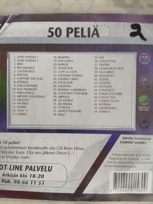 CD-ROM 50 peliä