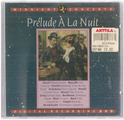 Prelude a la nuit - midnight concerto - CD