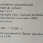 Heinrich Böll - Aadam, missä olit (nid.) - pikkukuva 2