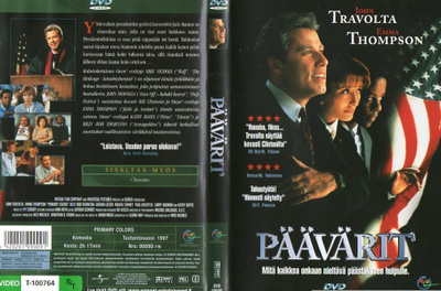 Päävärit	(64 340)	k	-FI-	suomik.egmont	DVD		john travolta