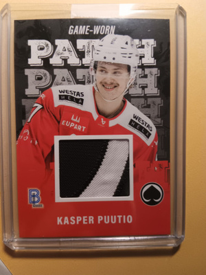 Kasper Puutio Ässät 2025-26 Blueline Patch /40