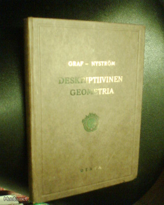 Graf - Nyström DESKRIPTIIVINEN GEOMETRIA ( 2 p.1945 ) Sis.pk