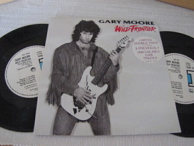 Gary Moore wild frontier (7 vers) 2 x 7 45 UK 1987 gatefold