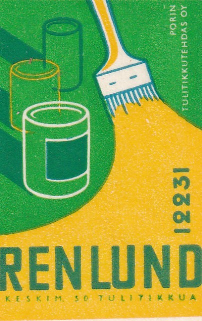 Renlund, maalipurkki ja pensseli   s3