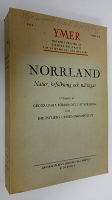Norrland : Natur, befolkning och näringar : Karta över No...