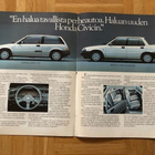 Esite Honda Civic 1984. CRX, 3D, 4D - pikkukuva 2