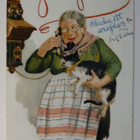 Jenny Nyström Pääsiäiskortti kulkenut 1918 - pikkukuva 1