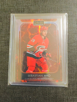 Sebastian Aho - 21-22 Opc Platinum Hot Magma /499