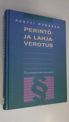 Pertti Puronen : Perintö- ja lahjaverotus