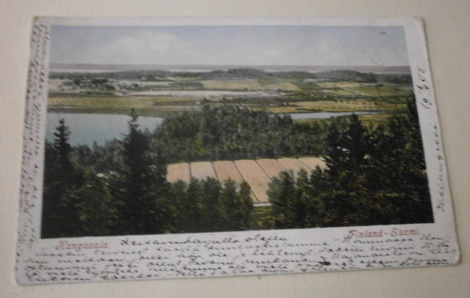 Kangasala, näkymä Keisarinharjulta, väripk, p. 1902