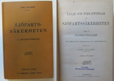 Sjöfartssäkerheten 1916 Eduskunnan kirjasto