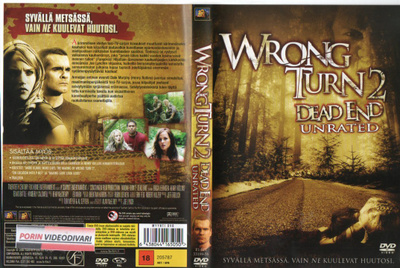 wrong turn 2 dead end unrated (8 060) k -FI- DVD suomik. 2