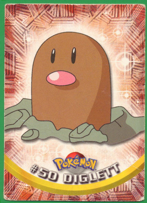 Pokémon 1999 Topps Diglett