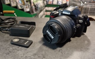 Nikon D60 kamera + Nikon 18-55mm objektiivi