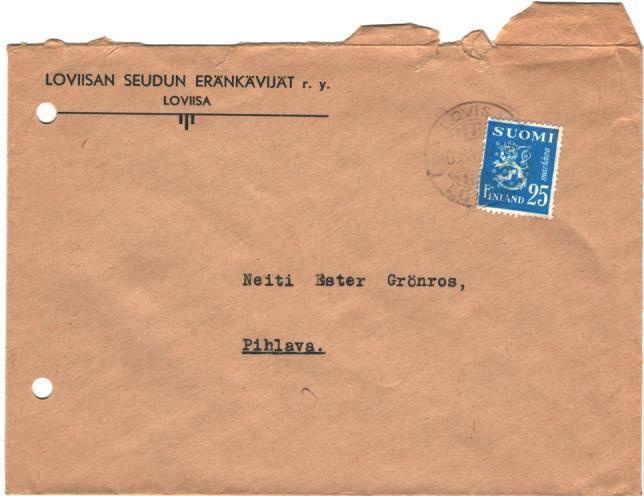 FIRMAKUORI LOVIISA N SEUDUN ERÄNKÄVIJÄT