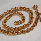 61cm-21k kullattu Kanadalainen papu rannekoru Gold plated - pikkukuva 5