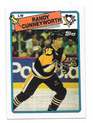 1988-89 Topps #19 Randy Cunneyworth Pittsburgh Penguins