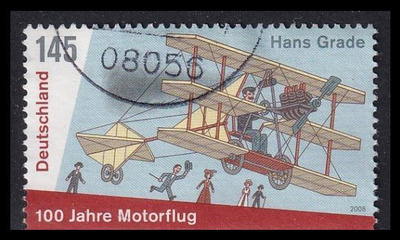 Saksa 2698 o Moottorilentokoneet 100v (2008)
