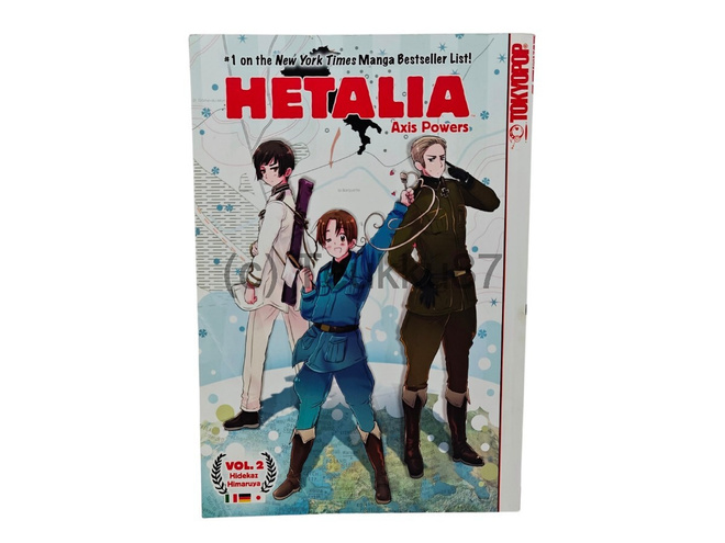 Hetalia Axis Powers -manga, osa 2 (englanti)