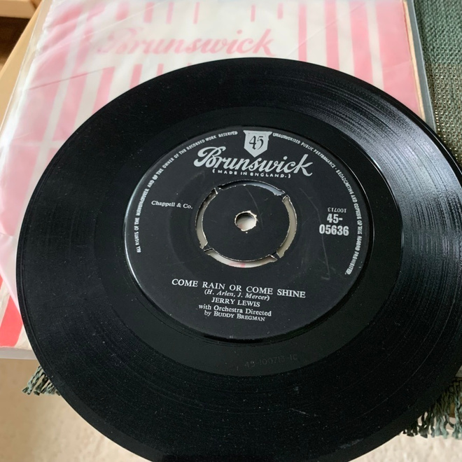 JERRY LEWIS: Come Rain or Come Shine * Rock A Bye….* UK 1957