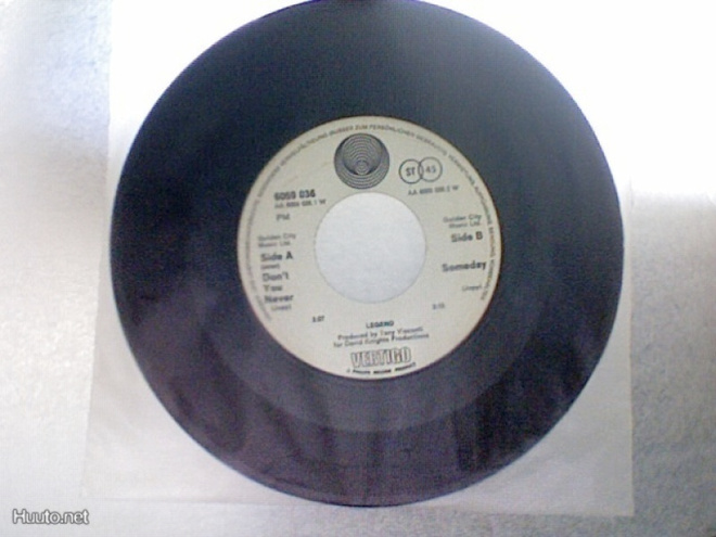 LEGEND :: DON'T YOU NEVER / SOMEDAY :: VINYYLI 7" 1971 RARE!
