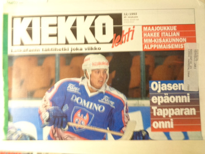 Kiekkolehti Nro 12/1993 (2.12)