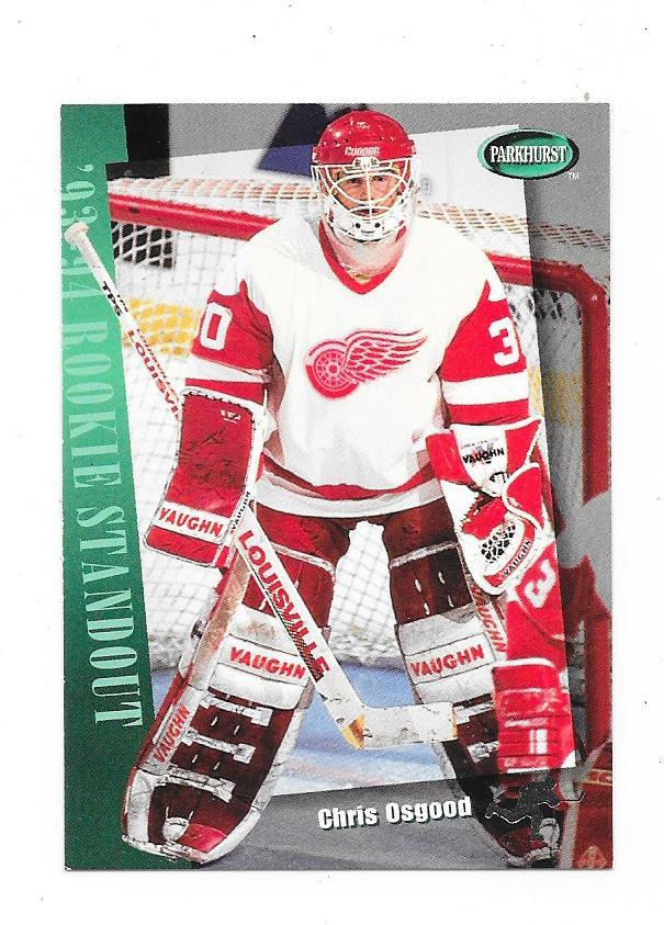 1994-95 Parkhurst RookieStandout #283 Chris Osgood Det MV