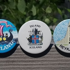 Islanti pinssit - 3 kpl. Ehjät lukitukset. Halkaisija - 36 m - pikkukuva 1