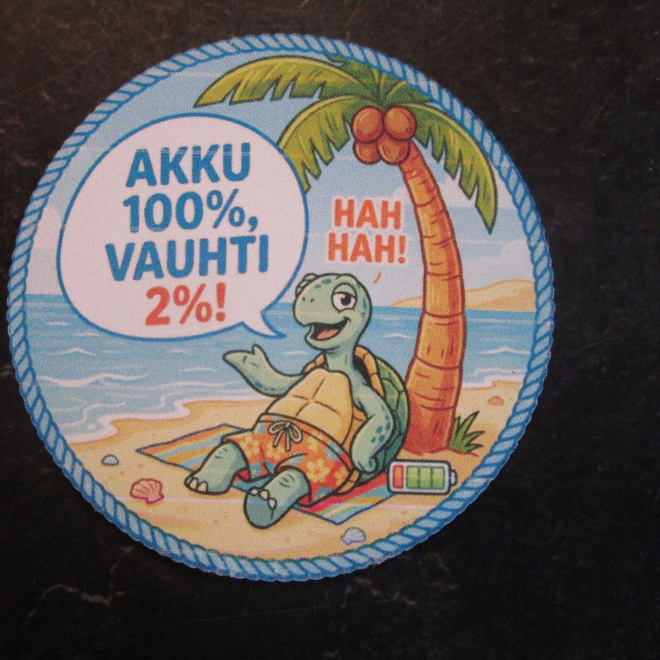 AKKU 100 % VAUHTI 2 % TARRAPISTEEN TESTITARRAT