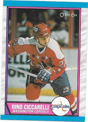 1989-90 OPC #41 Dino Ciccarelli Washington Capitals