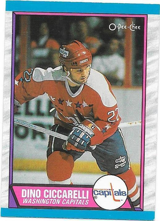 1989-90 OPC #41 Dino Ciccarelli Washington Capitals