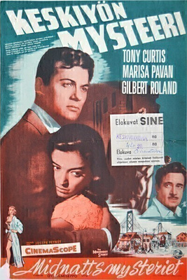 Elokuvajuliste: Keskiyön mysteeri (Tony Curtis)