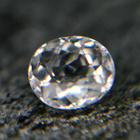 Väritön valkoinen akroiitti turmaliini 0.49 ct harvinainen - pikkukuva 1