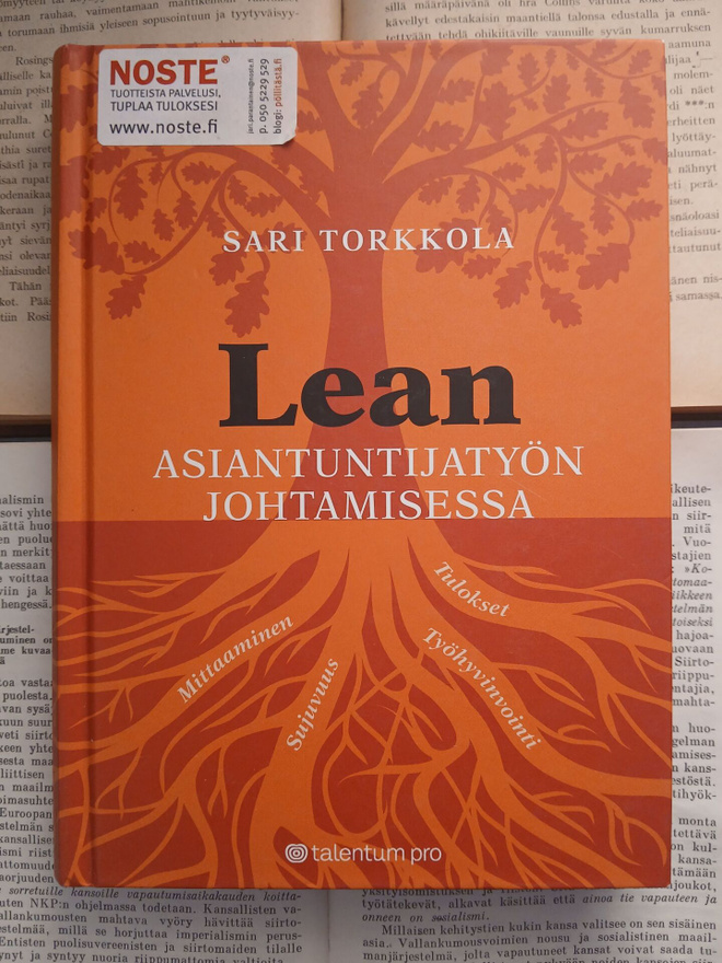 Sari Torkkola - Lean asiantuntijatyön johtamisessa (sid.)