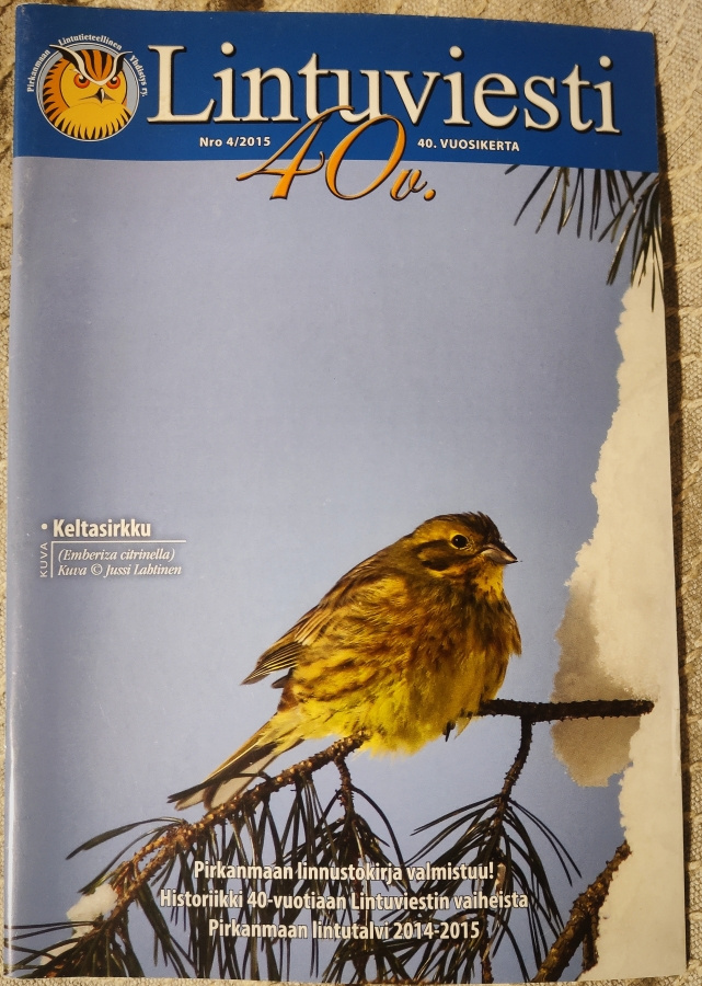 LINTUVIESTI 4/2015 Pily yhdistyslehti