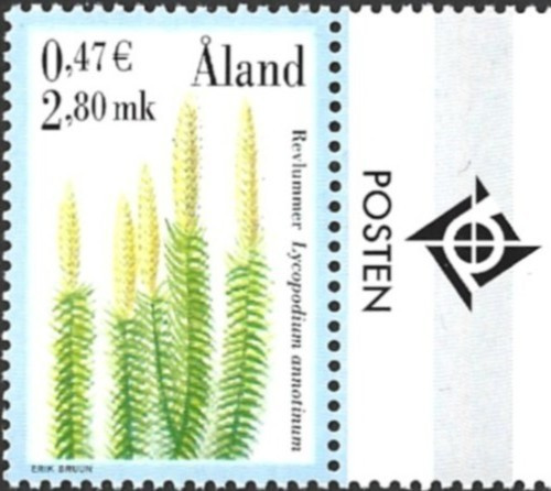 Ål 2001 Itiökasveja 2,80 mk välilöpari logo ** LaPe 188