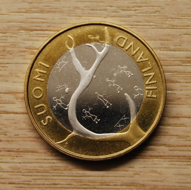 Finland 5 Euro 2011 Maakuntasarja Lappi ( UNC )