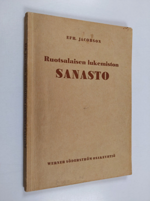 Efr Jacobson : Ruotsalaisen lukemiston sanasto 1
