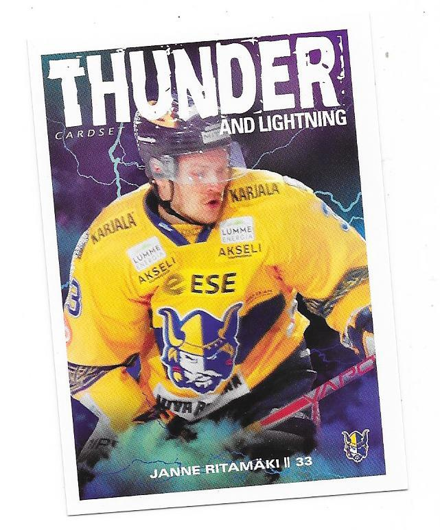 19-20 CardSet Thunder & Lightning #4/15 Janne Ritamäki Jukur