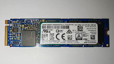 TOSHIBA 256GB M2 NVME SSD